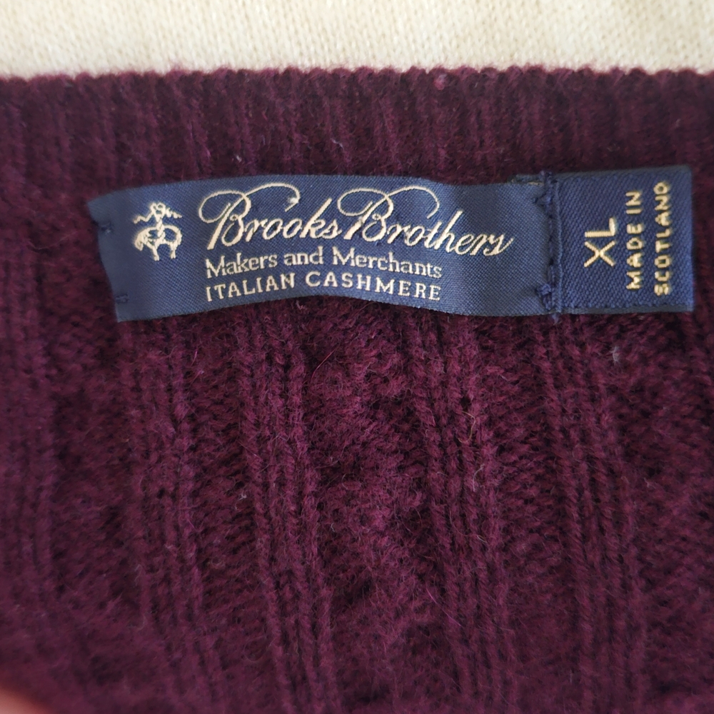 Brooks Brothers Italian Cashmere Sweater